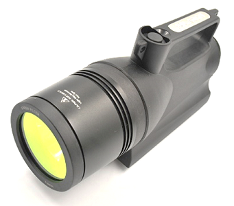 ハンドル部にあるスイッチ